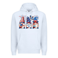 White fourth of july gnomes Premium Hoodie - RanaPortraitStore