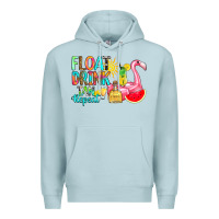 Blue Mist float drink tan repeat Premium Hoodie - RanaPortraitStore