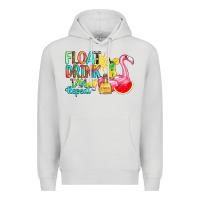Dove Grey float drink tan repeat Premium Hoodie - RanaPortraitStore