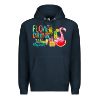 Navy float drink tan repeat Premium Hoodie - RanaPortraitStore