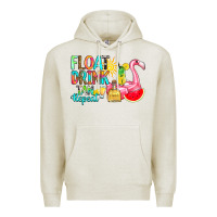 Oatmeal Heather float drink tan repeat Premium Hoodie - RanaPortraitStore