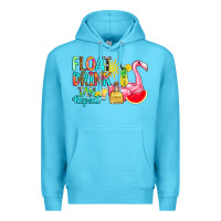 Ocean Blue float drink tan repeat Premium Hoodie - RanaPortraitStore