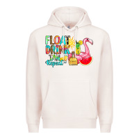 Float Drink Tan Repeat Premium Hoodie | Teevron