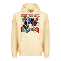 Pina Colada red white boom monster truck Premium Hoodie - RanaPortraitStore