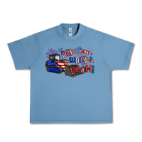 Pebble Blue red white and boom Urban Heavy Tee - Artiststas