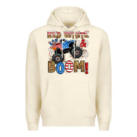 Sandshell red white boom monster truck Premium Hoodie - RanaPortraitStore