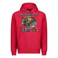 Cardinal i'd rather be fishing Premium Hoodie - RanaPortraitStore