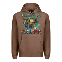 Chestnut i'd rather be fishing Premium Hoodie - RanaPortraitStore