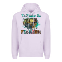 Lilac i'd rather be fishing Premium Hoodie - RanaPortraitStore