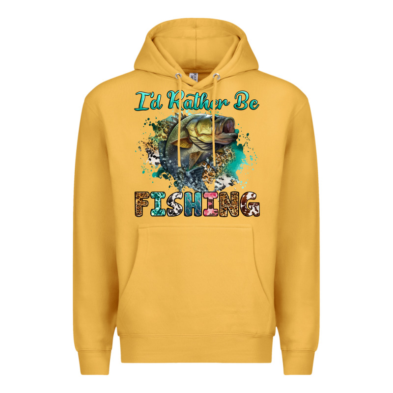 I'd Rather Be Fishing Premium Hoodie by RanaPortraitStore | Teevron