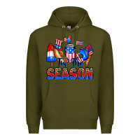 Army Green tis' the season Premium Hoodie - RanaPortraitStore