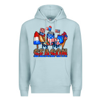 Blue Mist tis' the season Premium Hoodie - RanaPortraitStore