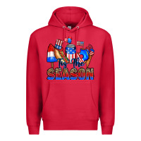 Cardinal tis' the season Premium Hoodie - RanaPortraitStore
