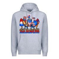 Heather Grey tis' the season Premium Hoodie - RanaPortraitStore