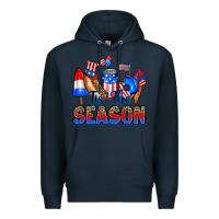 Navy tis' the season Premium Hoodie - RanaPortraitStore