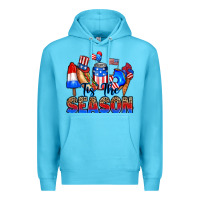 Ocean Blue tis' the season Premium Hoodie - RanaPortraitStore