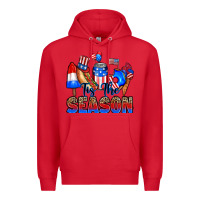 Red tis' the season Premium Hoodie - RanaPortraitStore