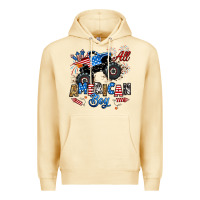 Pina Colada fourth of july monster truck all american boy Premium Hoodie - RanaPortraitStore