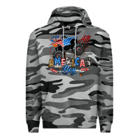 Slate Camo fourth of july monster truck all american boy Premium Hoodie - RanaPortraitStore
