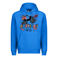 True Royal fourth of july monster truck all american boy Premium Hoodie - RanaPortraitStore
