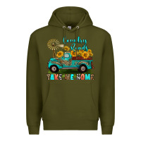 Army Green country roads take me home Premium Hoodie - RanaPortraitStore