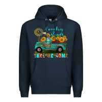 Navy country roads take me home Premium Hoodie - RanaPortraitStore
