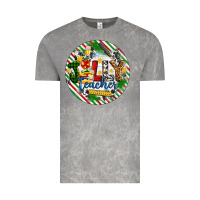 Cloud Rock Christmas Jolly Teacher Vintage Tee - Artiststas