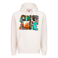 Pale Pink camp life Premium Hoodie - RanaPortraitStore