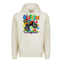 Oatmeal Heather autism crusher Premium Hoodie - RanaPortraitStore