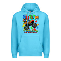 Ocean Blue autism crusher Premium Hoodie - RanaPortraitStore