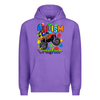 Purple autism crusher Premium Hoodie - RanaPortraitStore