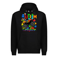 Black autism crusher Premium Hoodie - RanaPortraitStore
