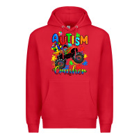 Red autism crusher Premium Hoodie - RanaPortraitStore