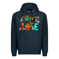 Navy camp life Premium Hoodie - RanaPortraitStore