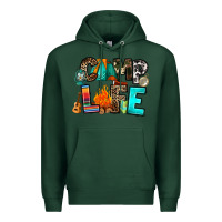Sports Green camp life Premium Hoodie - RanaPortraitStore
