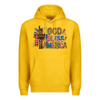 Lemon god  bless america with cross Premium Hoodie - RanaPortraitStore