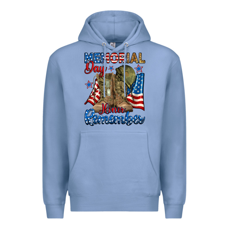 Memorial Day Honor Remember Premium Hoodie by RanaPortraitStore | Teevron