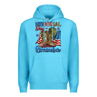 Ocean Blue memorial day honor remember Premium Hoodie - RanaPortraitStore
