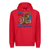 Red memorial day honor remember Premium Hoodie - RanaPortraitStore