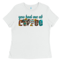 White you had me at coffee Ladies Tee - Artiststas