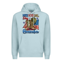 Blue Mist memorial day honor remember Premium Hoodie - RanaPortraitStore
