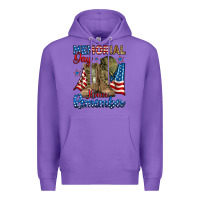 Purple memorial day honor remember Premium Hoodie - RanaPortraitStore