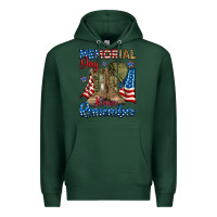 Sports Green memorial day honor remember Premium Hoodie - RanaPortraitStore