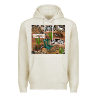 Oatmeal Heather western rodeo Premium Hoodie - RanaPortraitStore
