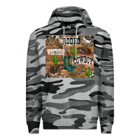 Slate Camo western rodeo Premium Hoodie - RanaPortraitStore