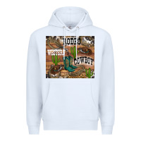 White western rodeo Premium Hoodie - RanaPortraitStore