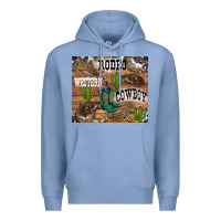 Colony Blue western rodeo Premium Hoodie - RanaPortraitStore