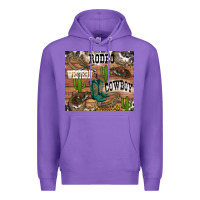 Purple western rodeo Premium Hoodie - RanaPortraitStore