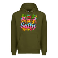 Army Green stay salty Premium Hoodie - RanaPortraitStore
