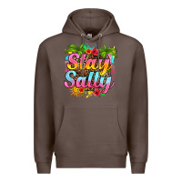 Coffee stay salty Premium Hoodie - RanaPortraitStore